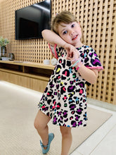 Vestido Infantil Menina Blogueirinha Lady Estampa Oncinha