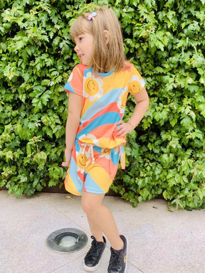 Conjunto Infantil Menina Blogueirinha Short e Blusa Solzinho