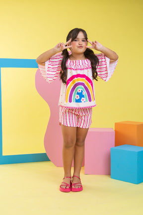Conjunto Sofia Infantil Menina Arco-Iris