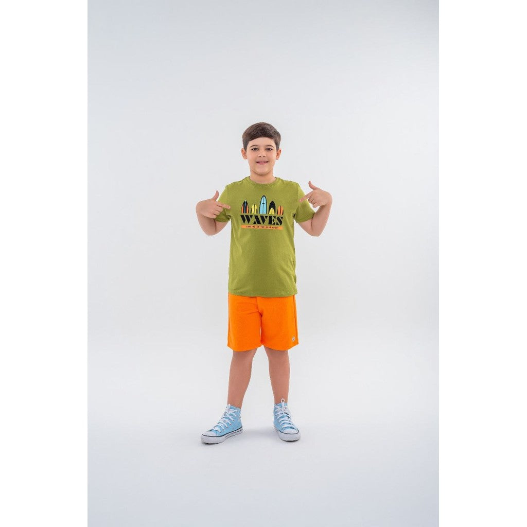 Conjunto Moletom Menino Prancha de Surf